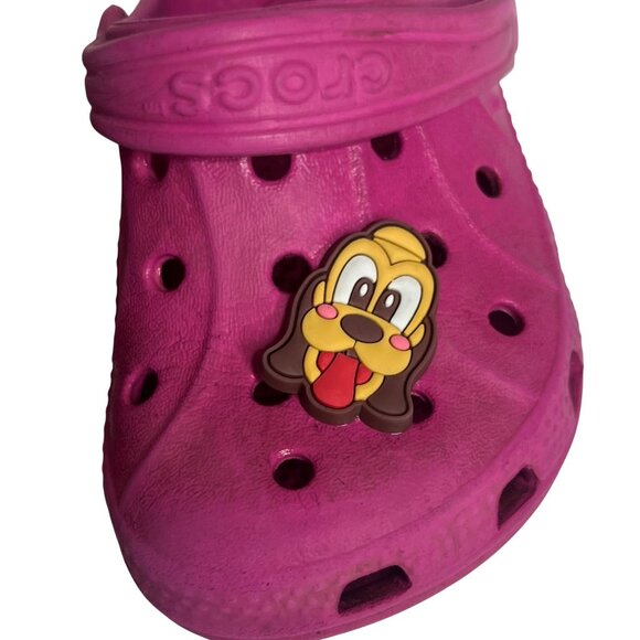 Crocs Kids Clogs Disney Charms Pink Lightweight Size Child 8 - Picture 8 of 11